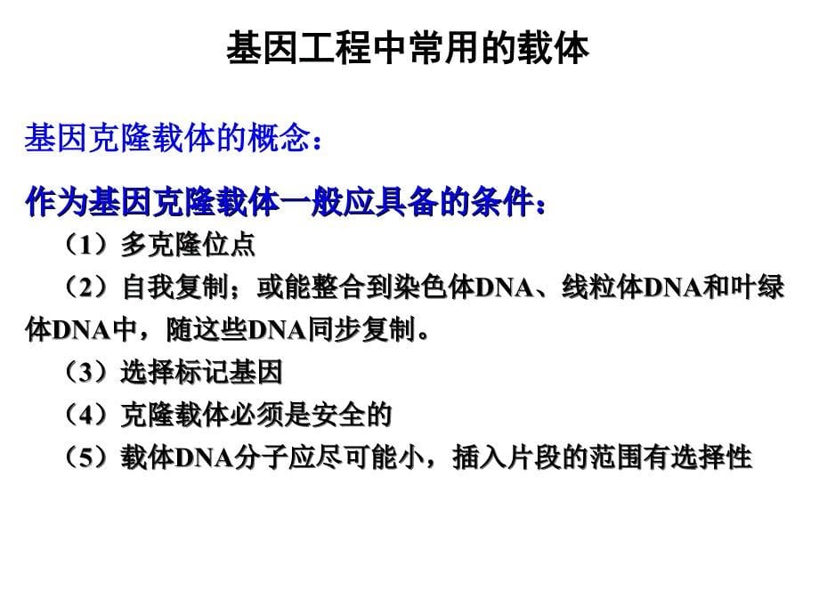 生物技术概论课程总复习幻灯片_第5页