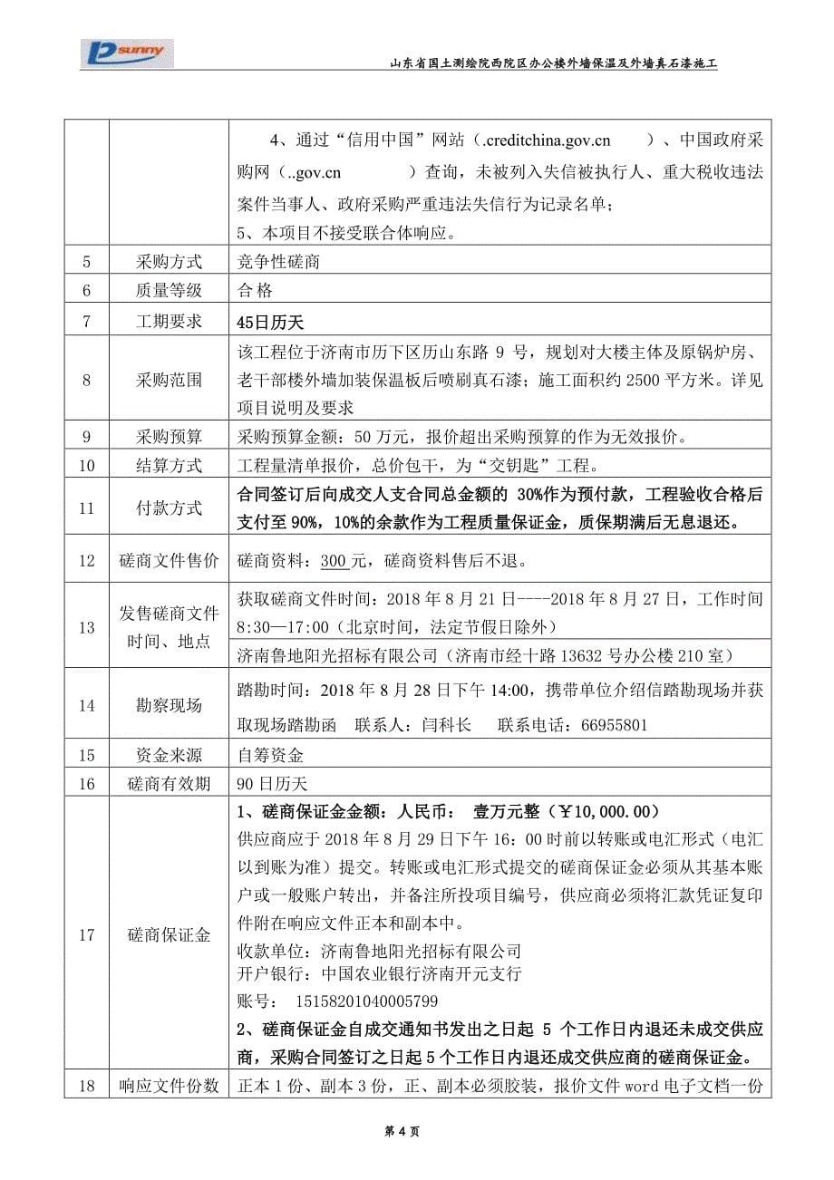 办公楼外墙保温及外墙真石漆施工采购项目招标文件_第5页