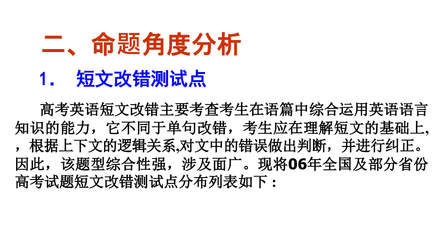 2010年高三高考英语语法专题复习教程短文改错1节_第4页