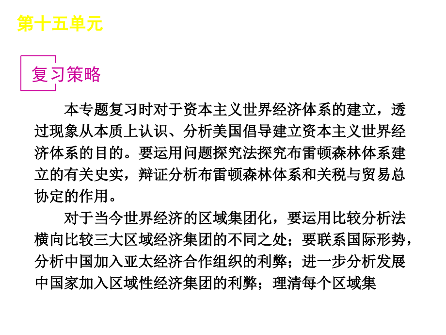 新课标人教版2012届高考历史一轮复习精品课件：第15单元-世幻灯片_第4页