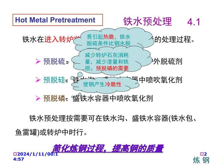 冶金概论-3_铁水预处理转炉炼钢幻灯片_第2页