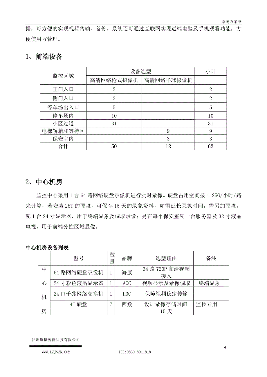 小区高清视频监控_第4页