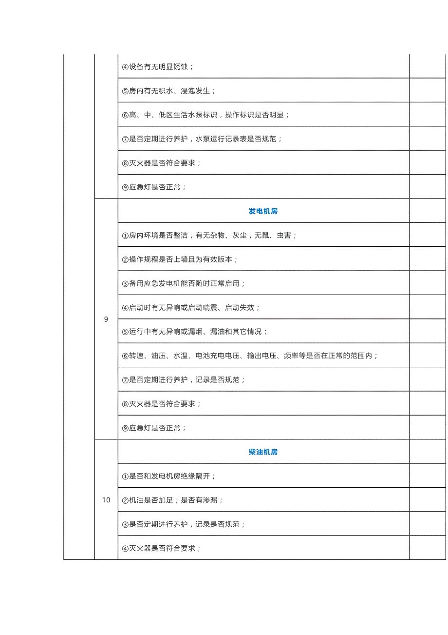 物业小区检查记录表_第4页