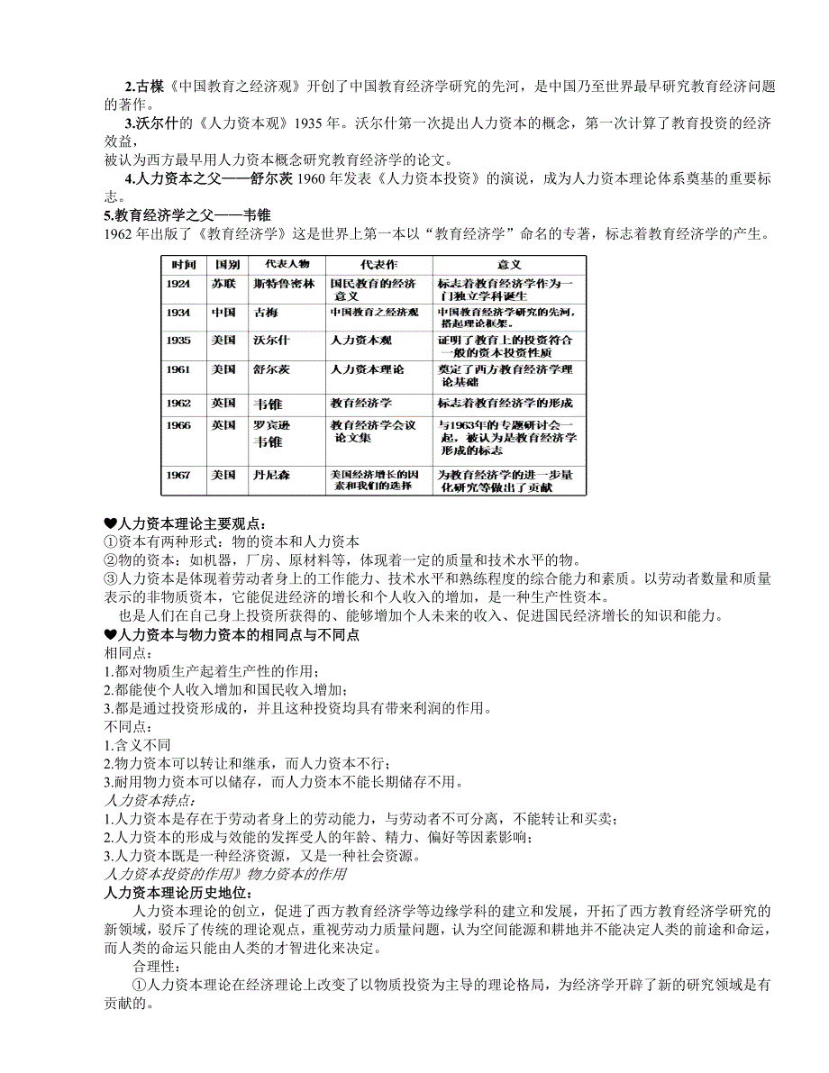 教育经济学重点汇总_第2页