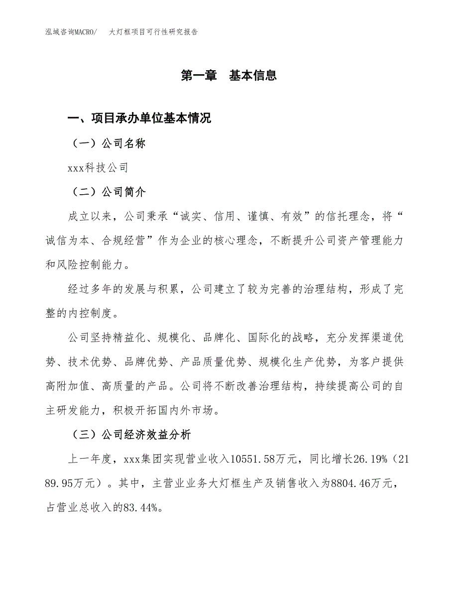 大灯框项目可行性研究报告（总投资9000万元）_第3页