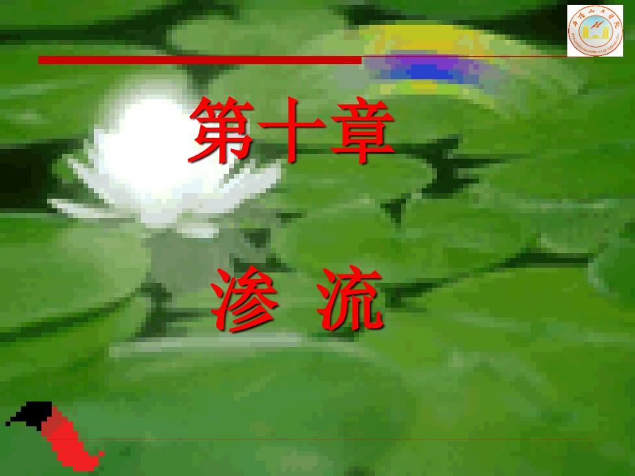 第十章节流体力学渗流课件_第2页