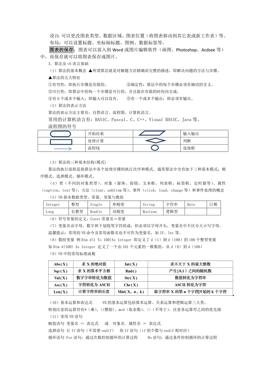 高中信息技术学考知识点汇总_第3页