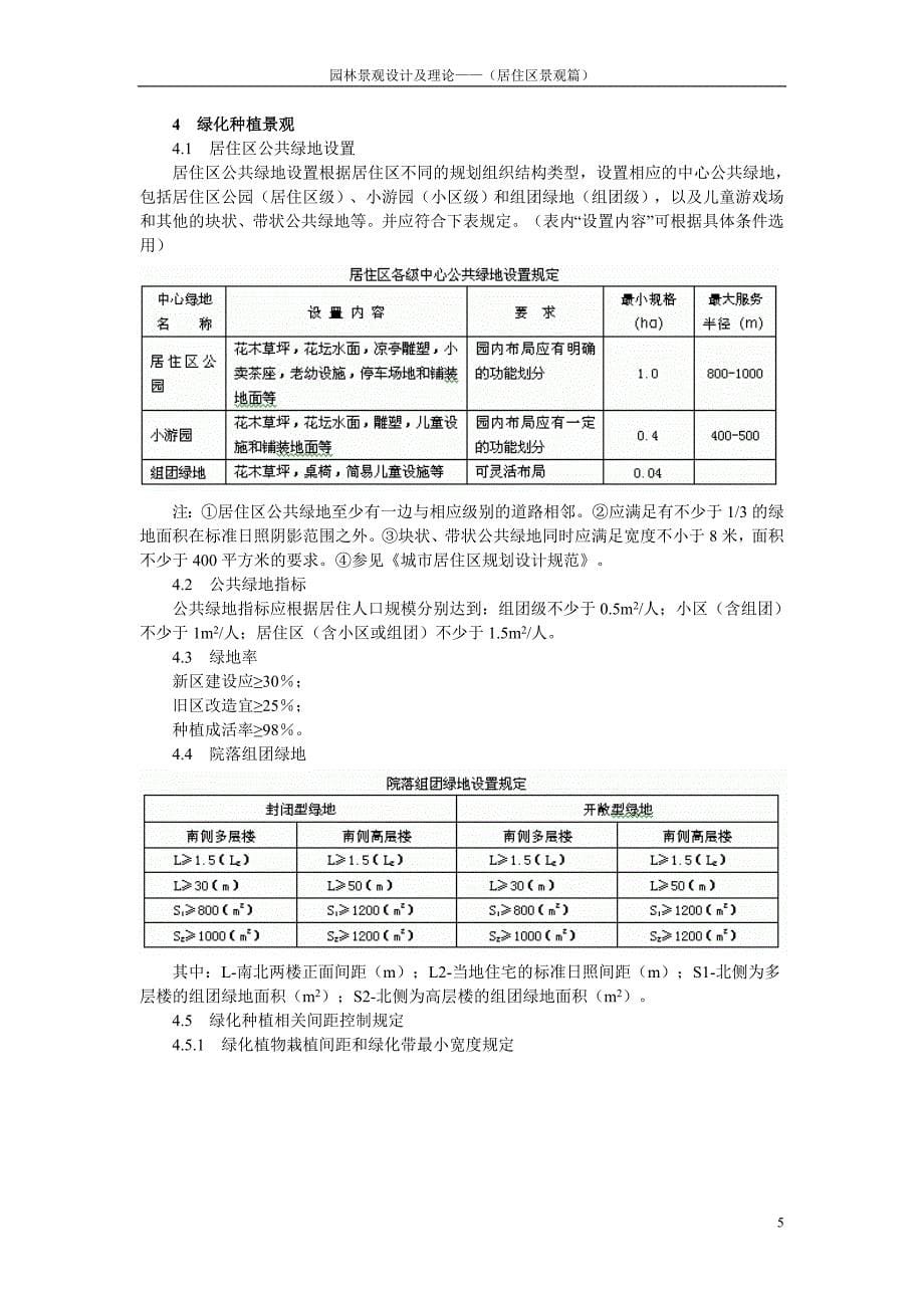 园林景观设计及理论——(居住区景观篇)_第5页