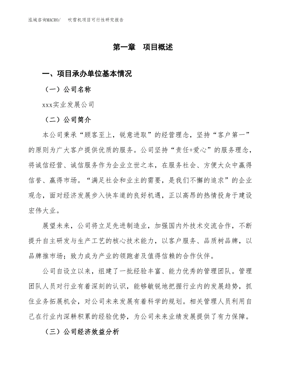 吹雪机项目可行性研究报告（总投资14000万元）_第3页