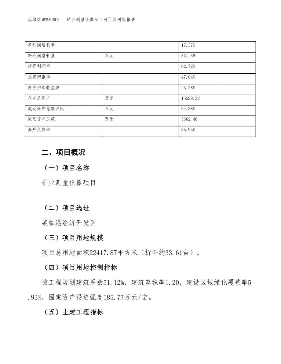 矿业测量仪器项目可行性研究报告（总投资8000万元）_第5页