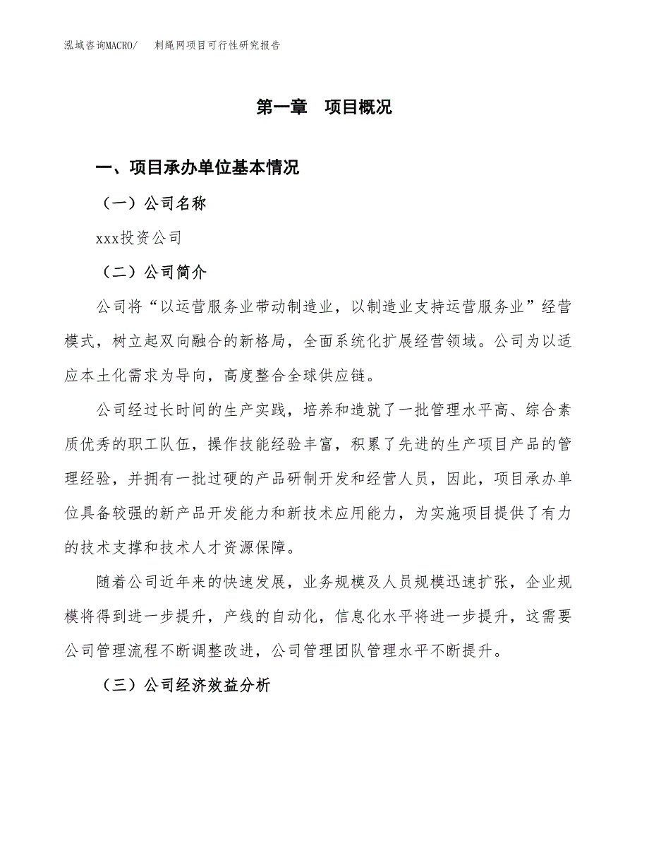 刺绳网项目可行性研究报告（总投资15000万元）_第3页