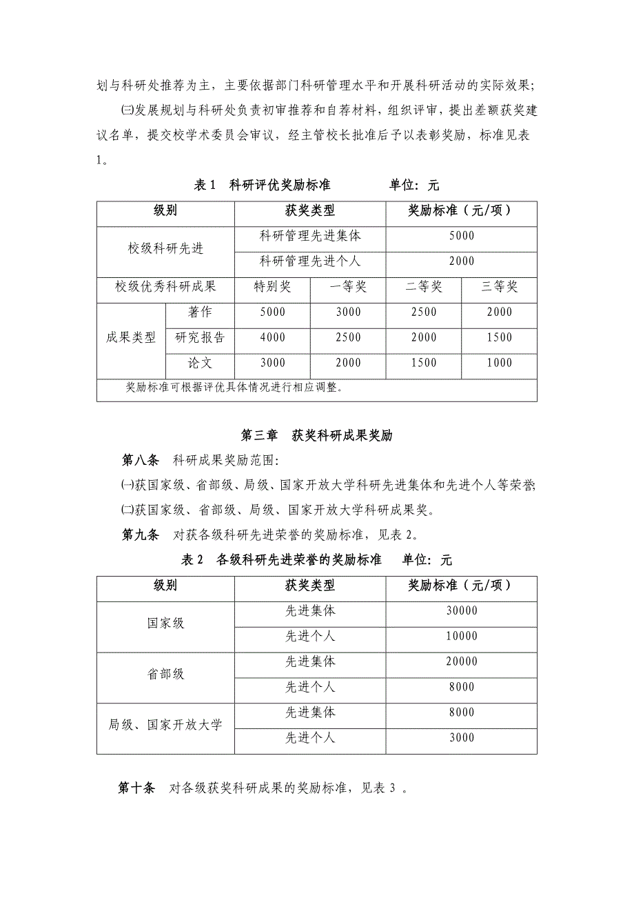 天津广播电视大学科研评优和获奖科研成果奖励办法_第2页