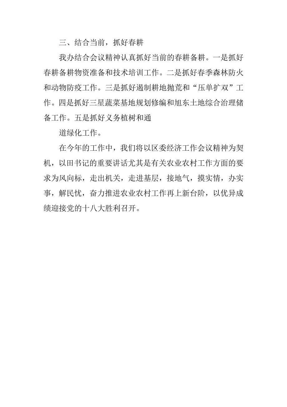 关于认真贯彻落实区委经济工作会议精神情况的总结材料.doc_第5页