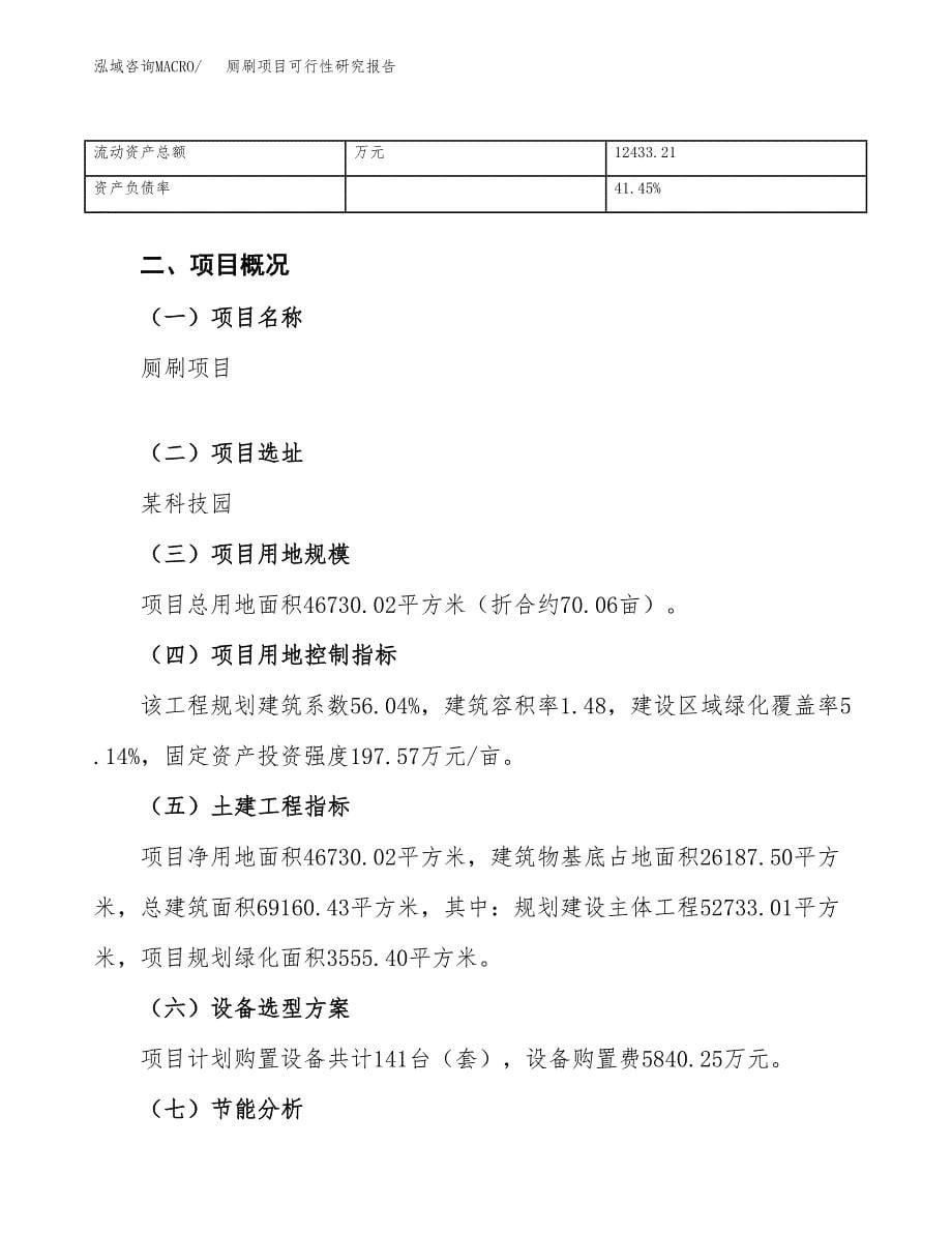 厕刷项目可行性研究报告（总投资18000万元）_第5页