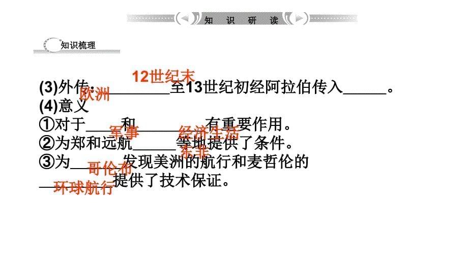 2012高三高考历史一轮复习教程19古代中国的科学技术与文化人民课件_第5页