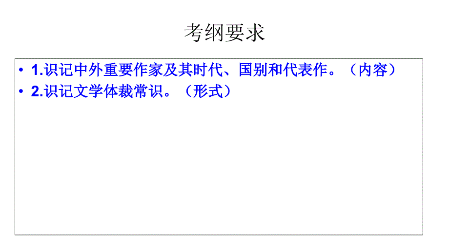 2012年高三高考复习文学常识和名篇名句识记教程_第2页