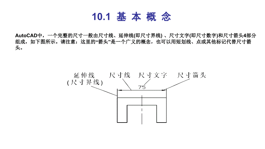 CAD2010教程10单元尺寸标注参数化绘图1节_第2页