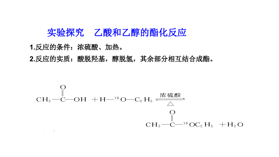 2011年高三高考一轮复习化学实验模块教程实验探究6乙酸和乙醇的课件_第1页