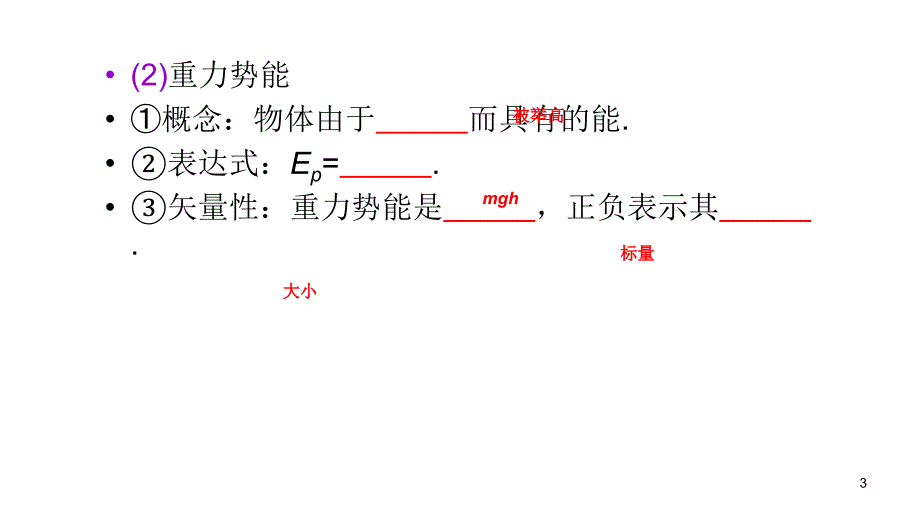 2012届高三高考物理一轮机械能守恒定律及其应用总复习共28节知识点_第3页