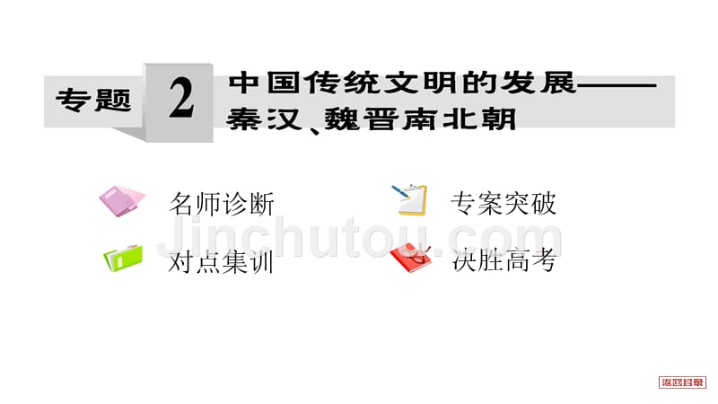 2013年高三高考历史金太阳二轮复习专题2演示文稿_第2页