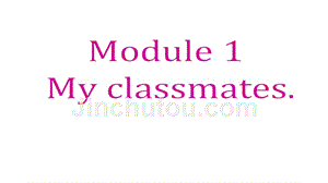 2014年秋外研版七年级上Module1Unit3同步教学演示文稿教程
