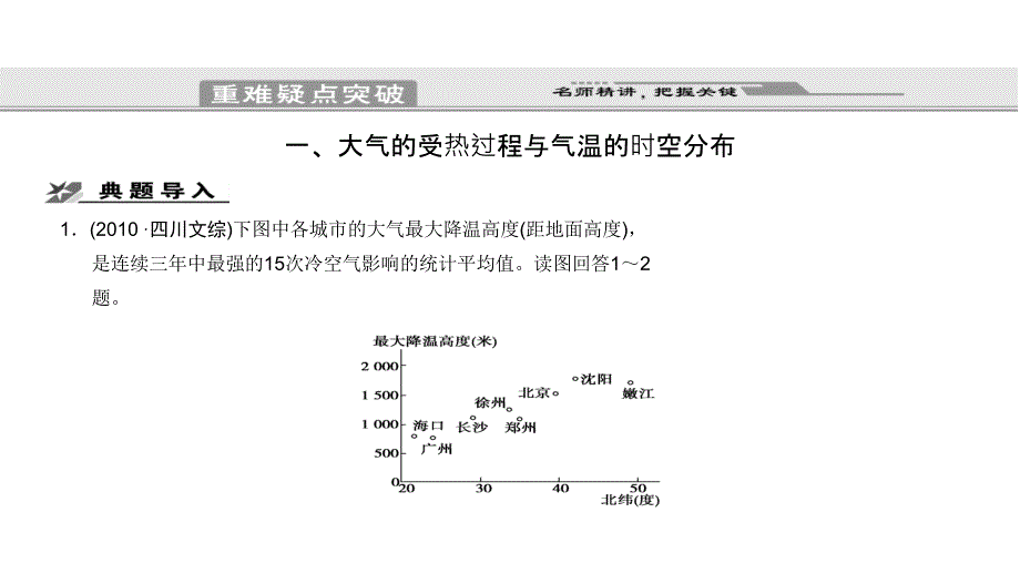 2011届高三高考地理二轮创新设计专题复习教程专题2自然环境中的物课件_第4页