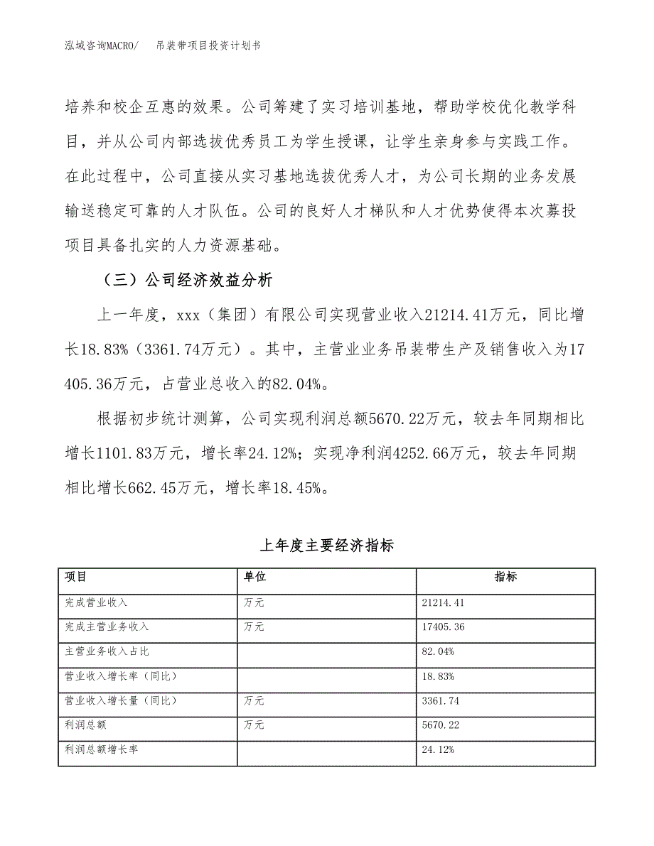 （申请模板）吊装带项目投资计划书_第4页