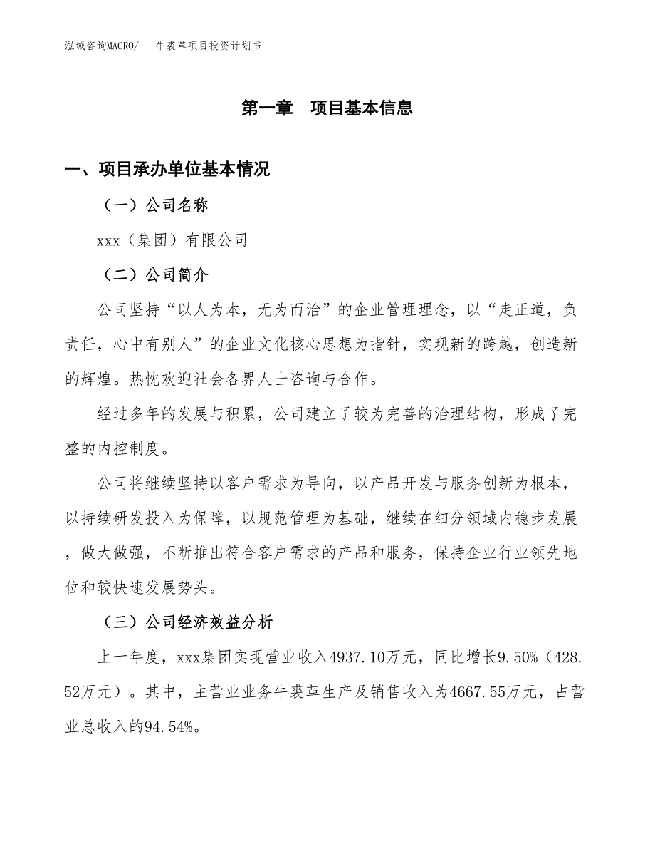 （申请模板）牛裘革项目投资计划书_第3页