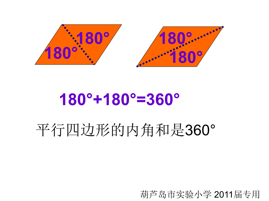 新人教版小学数学四年级下册《四边形的内角和》(例7)_第4页