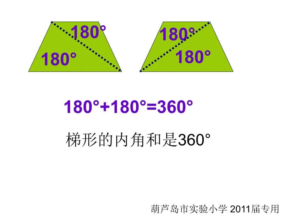 新人教版小学数学四年级下册《四边形的内角和》(例7)_第5页