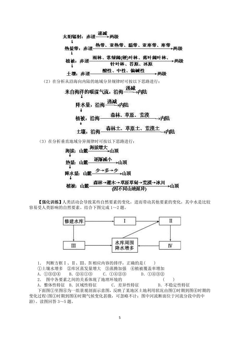 《地理环境的整体性与差异性》专题复习_第5页