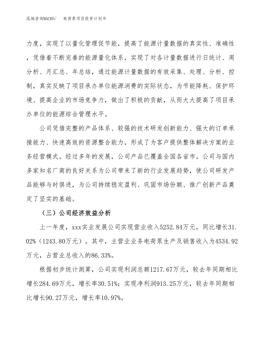 （申请模板）电荷泵项目投资计划书_第4页