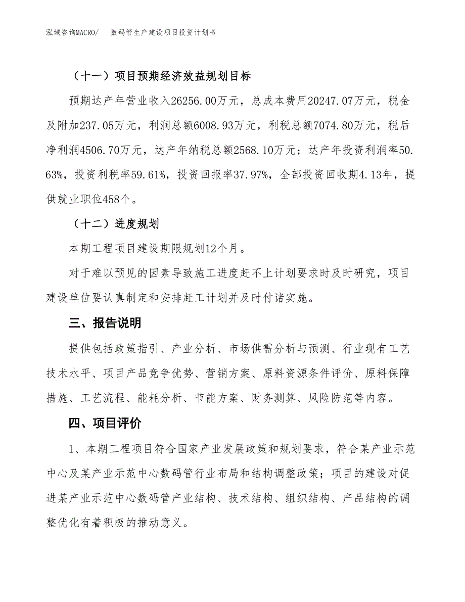 （参考版）数码管生产建设项目投资计划书_第4页