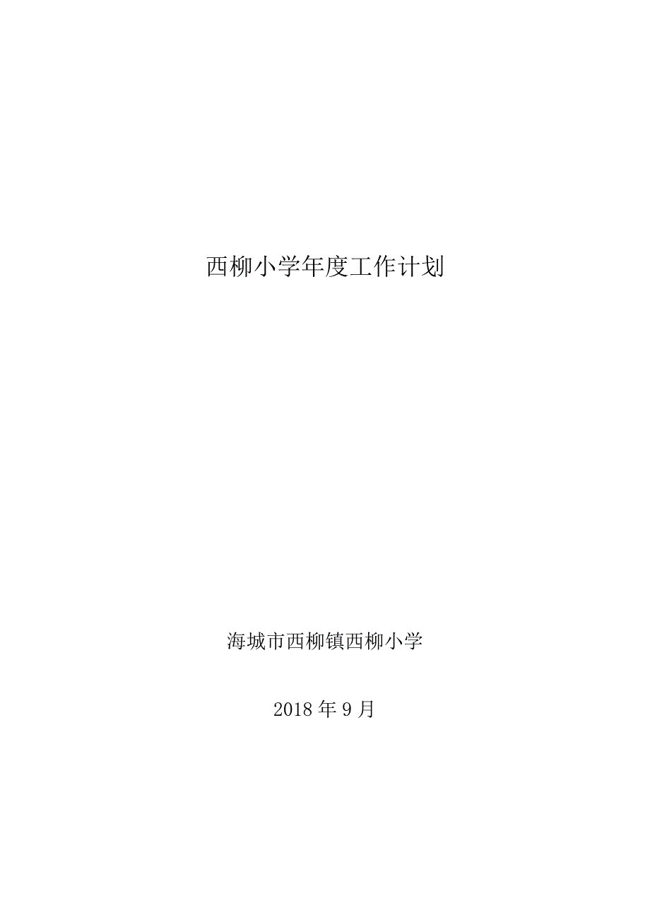 西柳小学年度工作计划2018.9_第3页