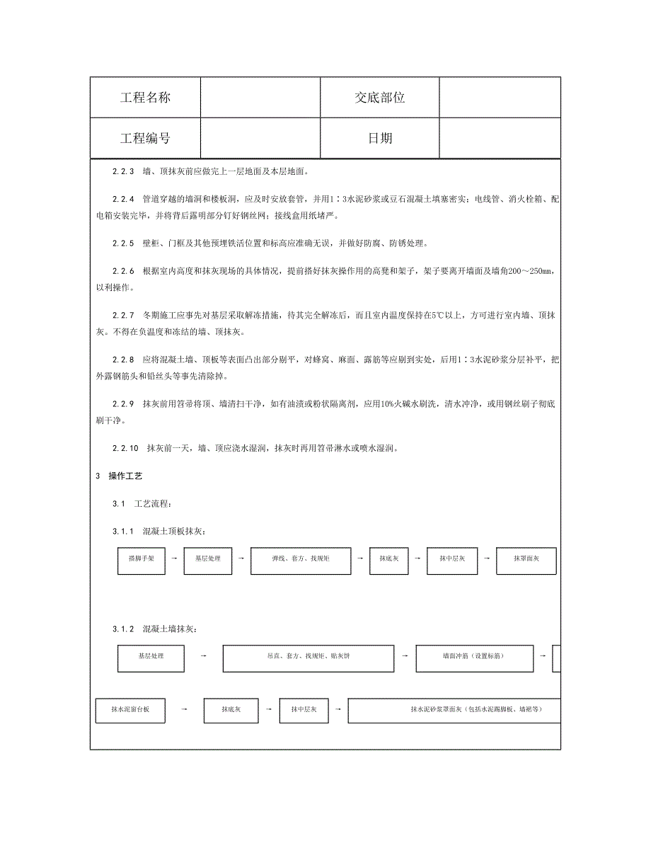 技术交底资料 9.装饰工程-混凝土内墙、顶抹灰.doc_第3页