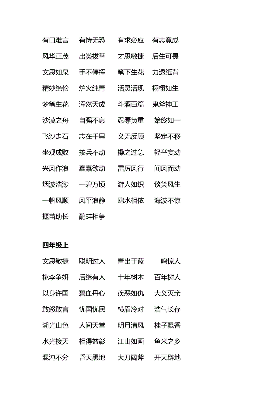 苏教版一到六年级成语完全整理_第4页