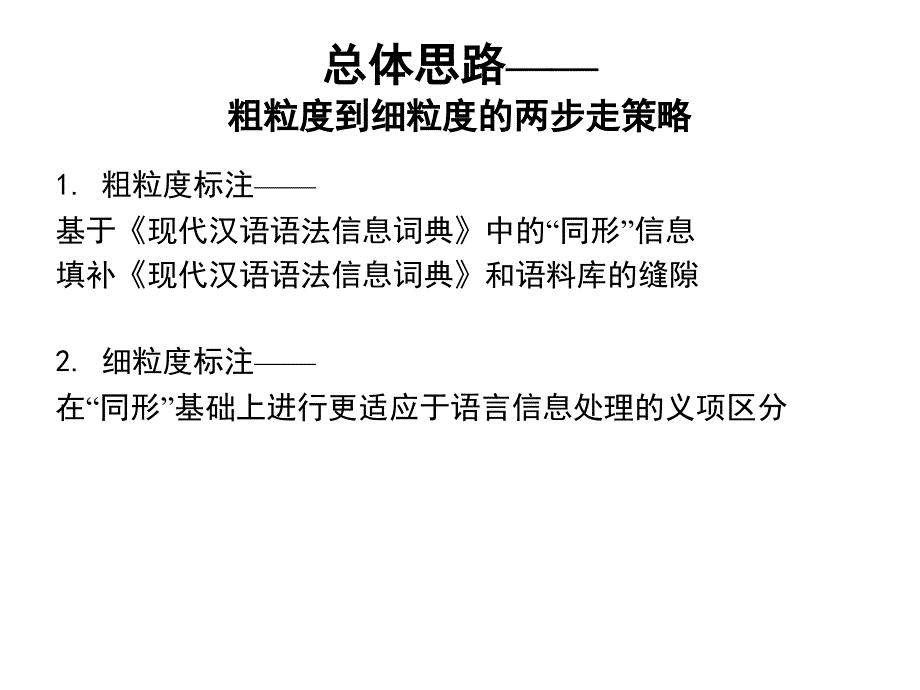 现代汉语词义标注语料库的研究与开发幻灯片_第4页