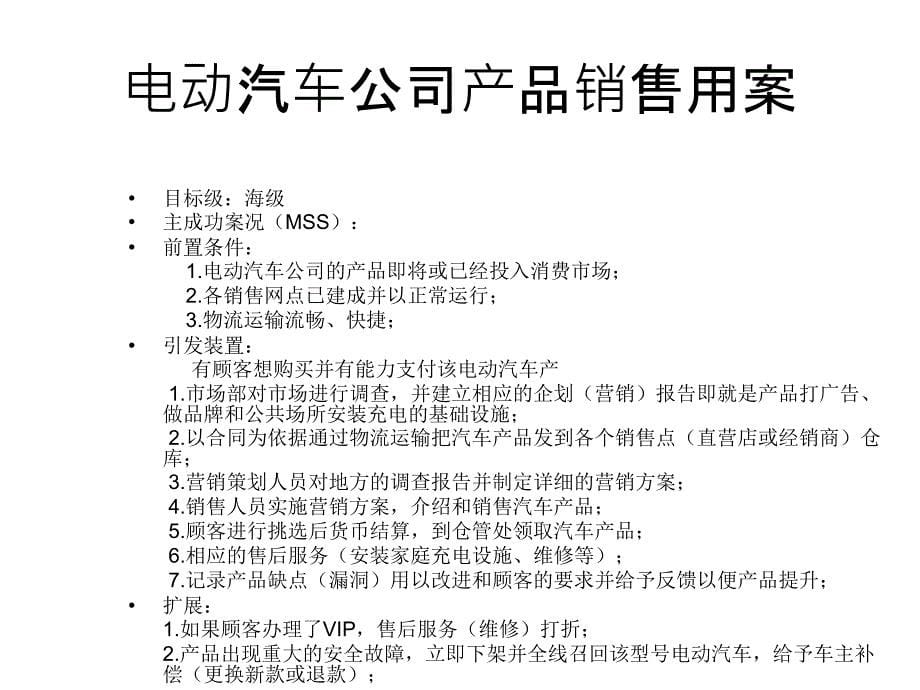 电动汽车公司生产销售系统设计与实现幻灯片_第5页