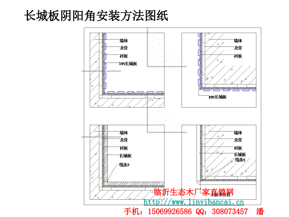 生态木墙板安装方法图解幻灯片_第4页