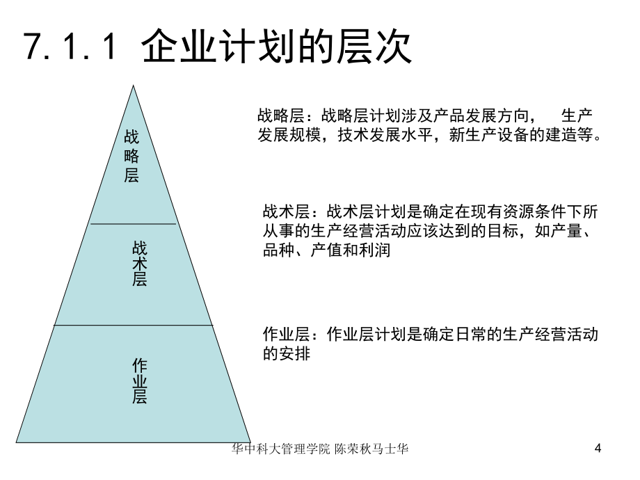 生产运作管理第4版教学课件作者陈荣秋马士华第7章节生产计划课件幻灯片_第4页