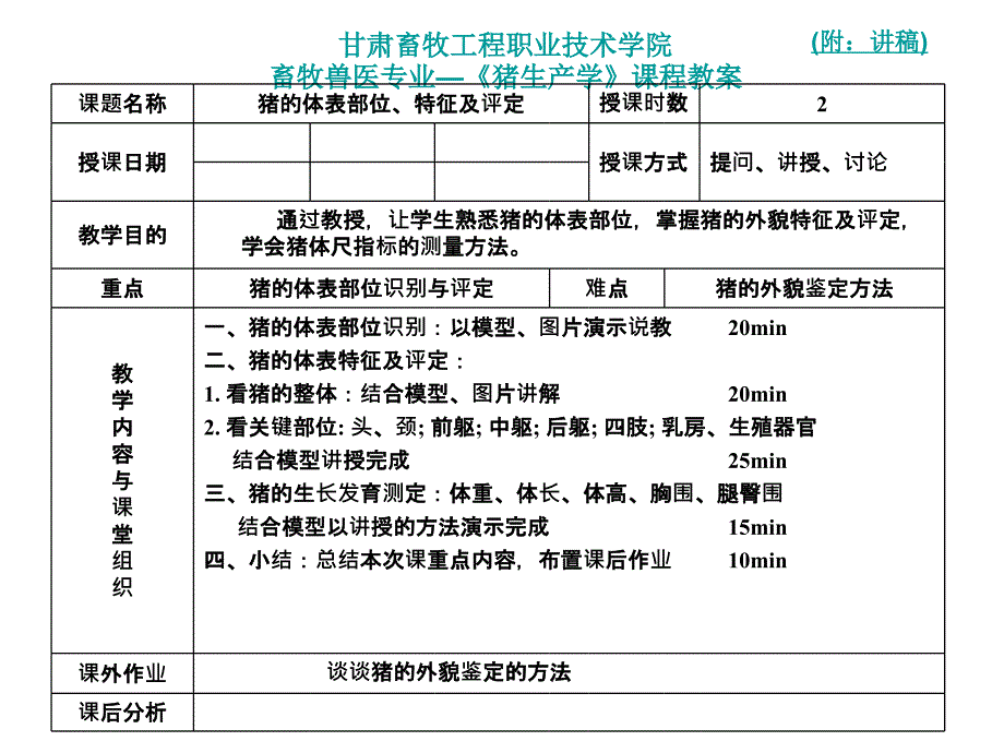 甘肃畜牧工程职业技术学院畜牧兽医专业—猪生产学课程...幻灯片_第2页