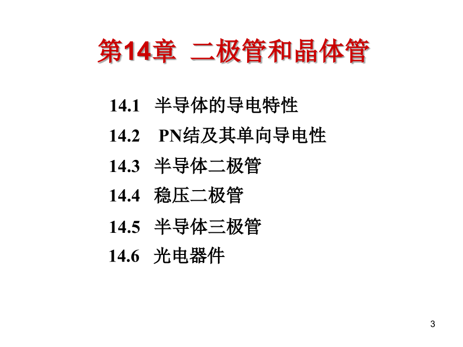 电工学第七版第十四章节二极管和三极管幻灯片_第3页