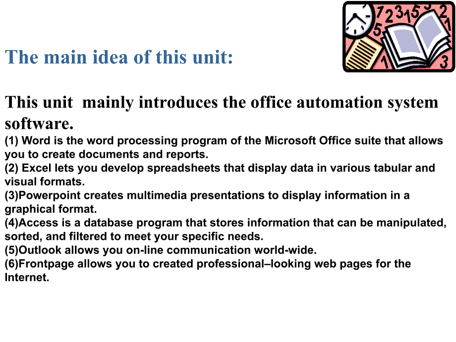 电子信息技术专业英语教学课件作者丁宁Unit10MicrosoftOffice2003课件幻灯片_第3页