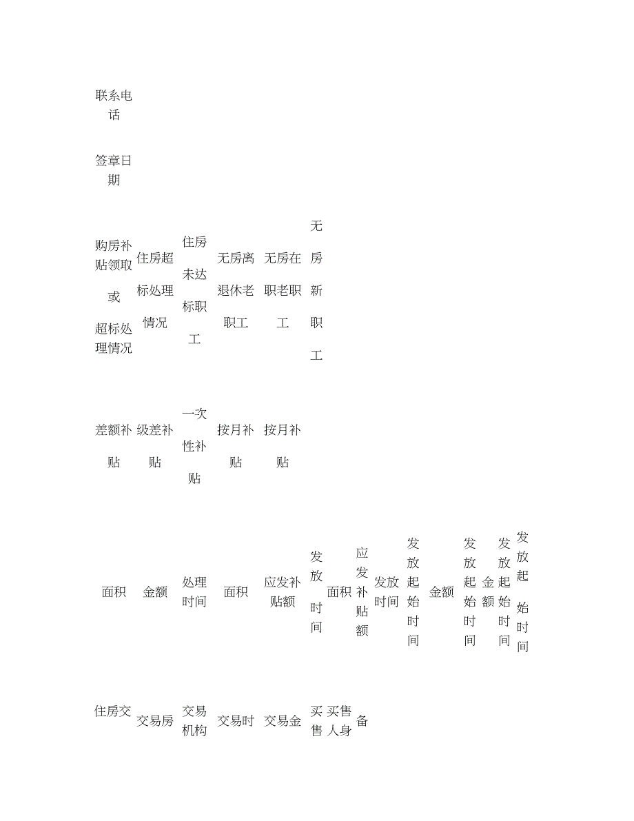 中央在京单位职工住房情况登记表(精)_第3页