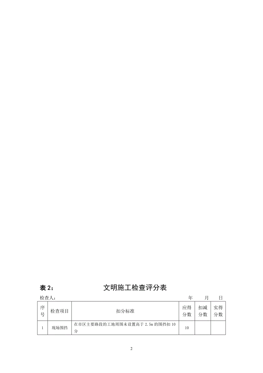 《公路工程施工安全检查表》(1)_第2页