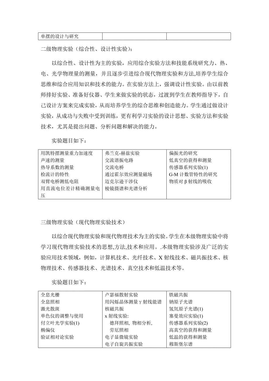 大学物理课教学大纲_第4页