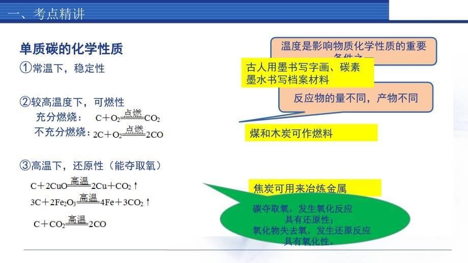 中考化学复习碳及碳的化合物 碳及碳的化合物_第5页