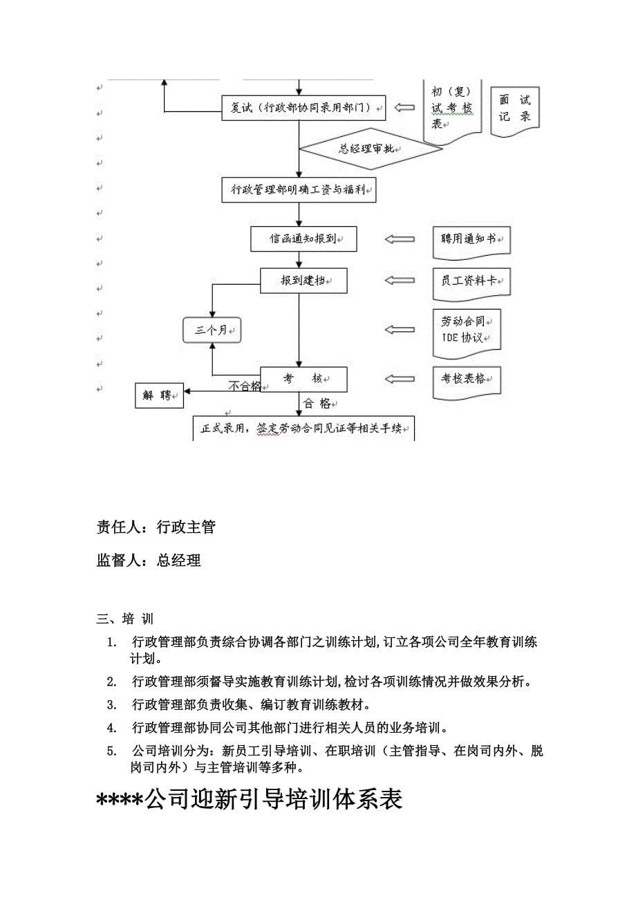 公司人事管理范本_第5页