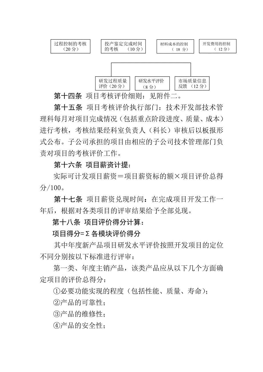 公司项目薪资管理制度方案_第5页