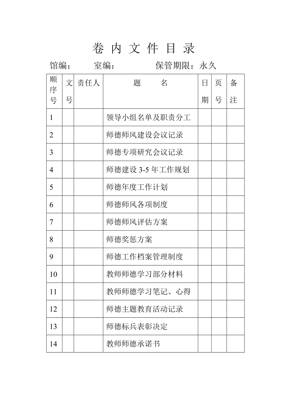 师德师风档案管理_第2页